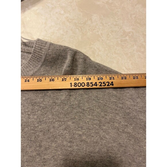 ST. JOHN Luxurious Oversized Gray Mens Sweater XL Wool Bld MSRP $795 NWT - Picture 7 of 9